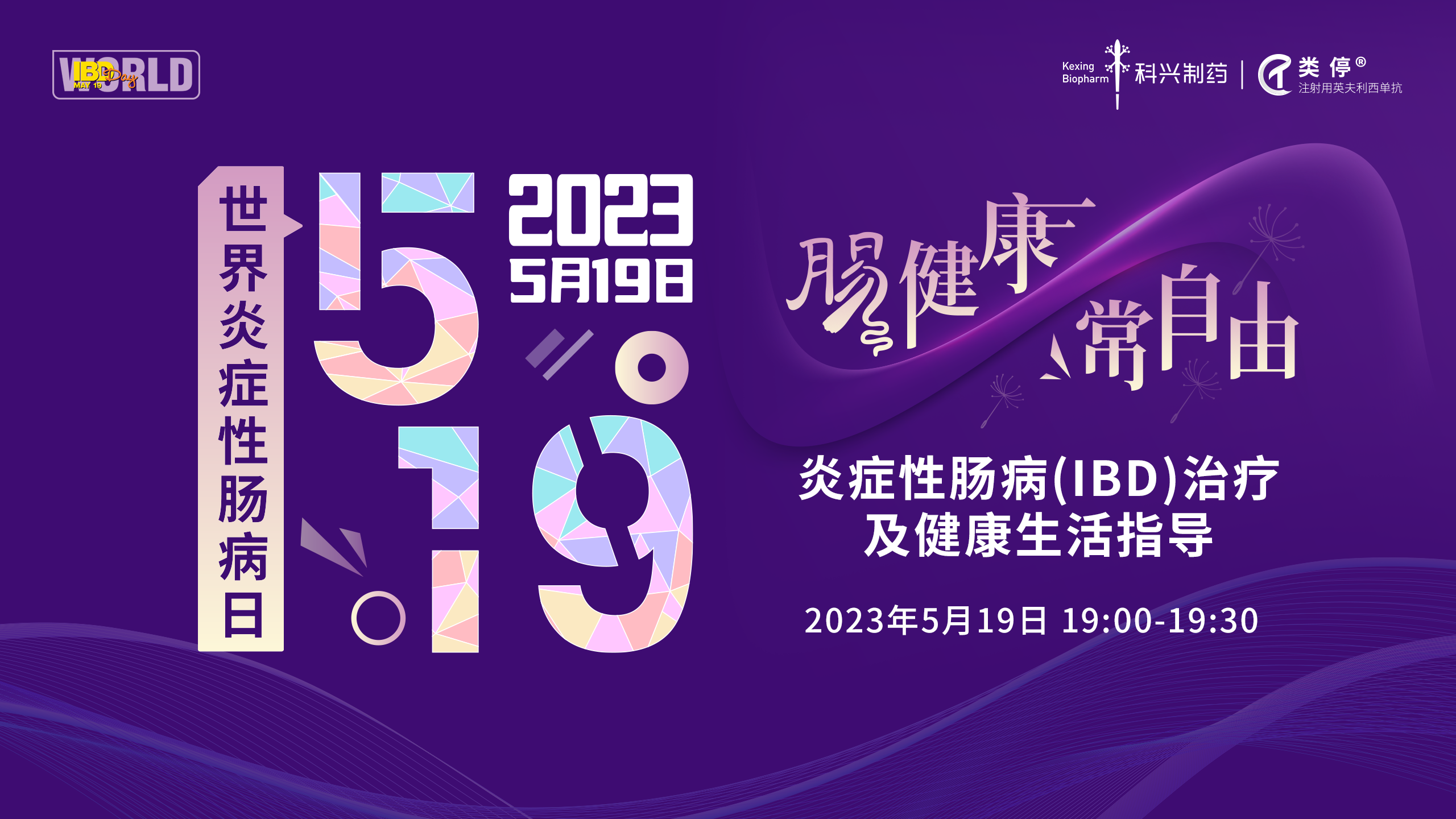 5.19世界炎癥性腸病日 | 愛在鵬城，點亮紫光